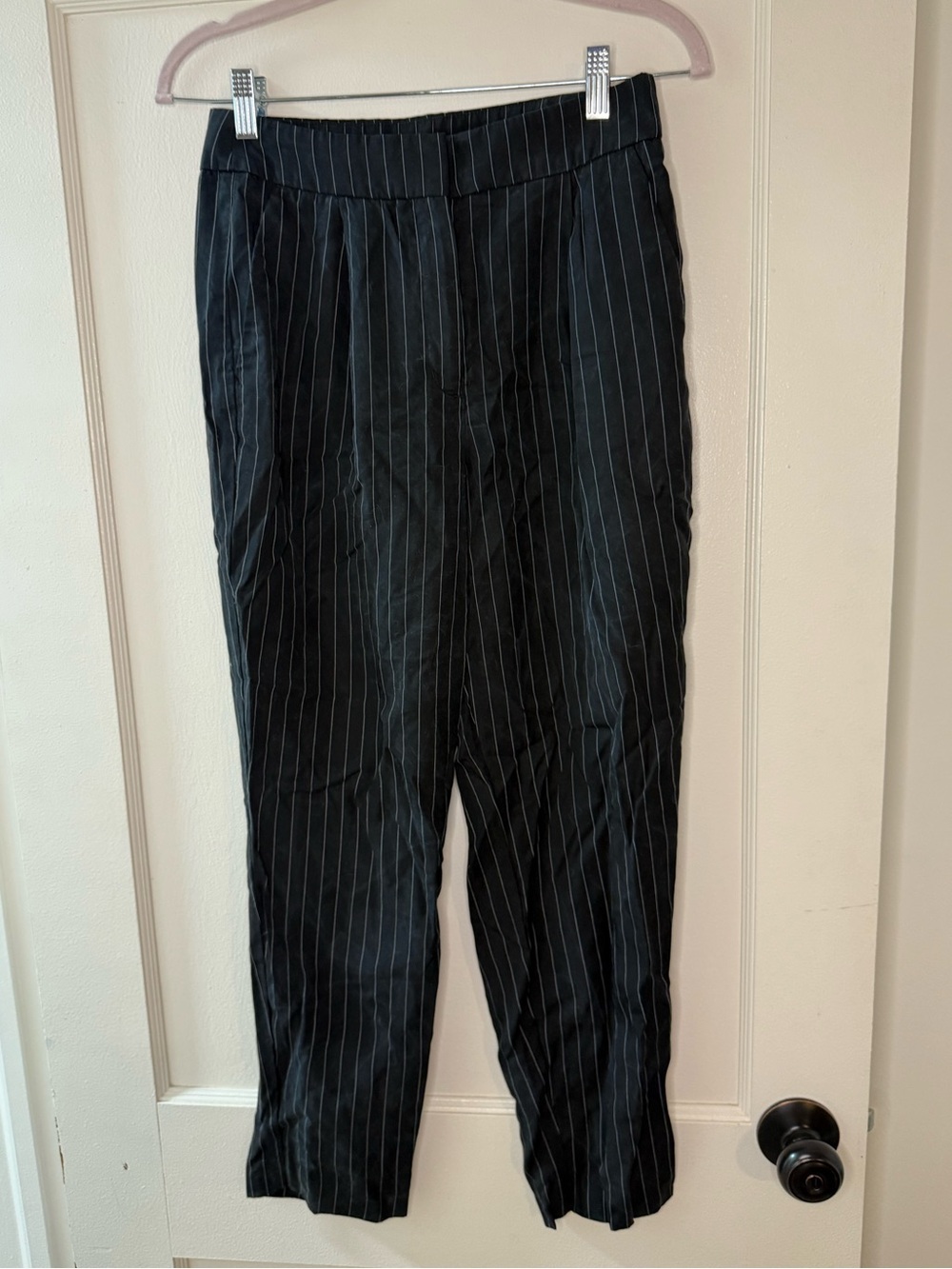 Women’s Express Black Pinstripe Set